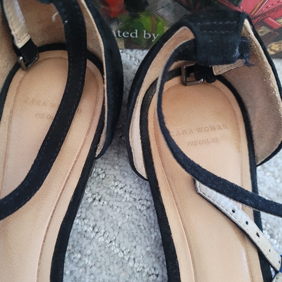 ZARA FLAT SANDALS SIZE 38 7.5 - Picture 5 of 5